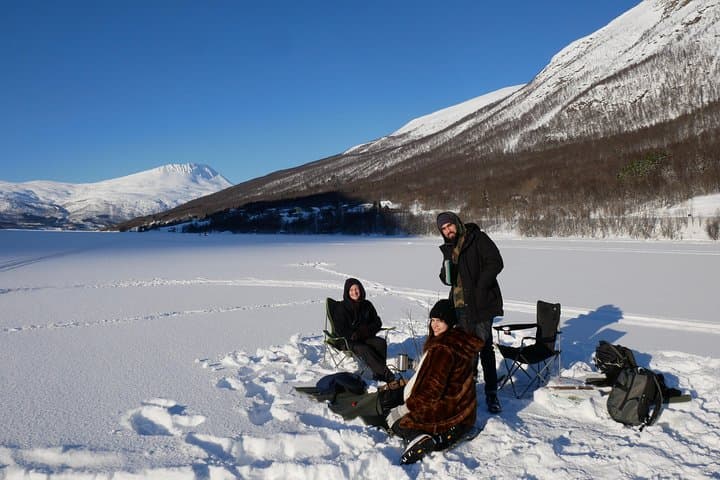 Ice Fishing On The Fjord 2