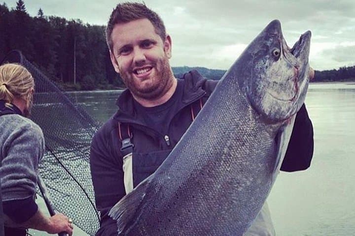 Sturgeon fishing on the Fraser river 2