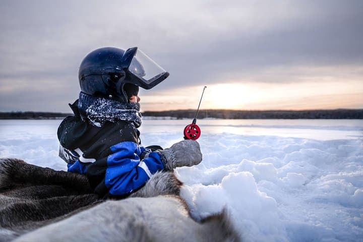 Snowmobile Safari with Ice Fishing Experience