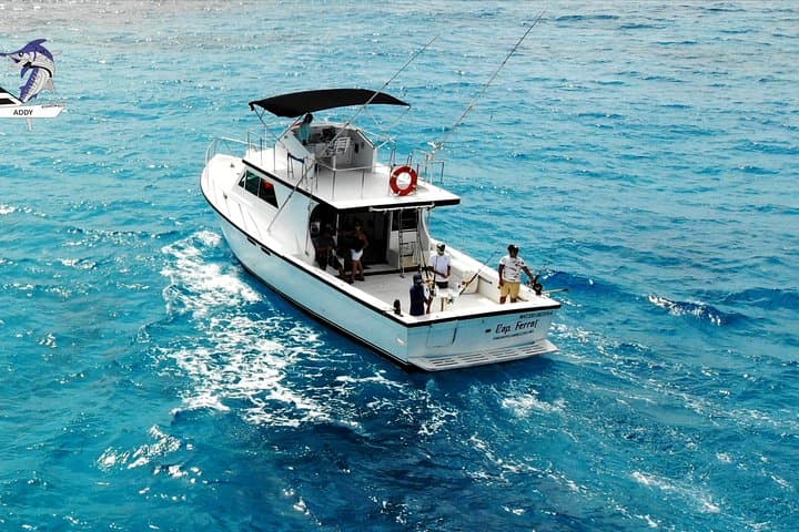 Cancun fishing charter if you don't fish you don't pay 46ft yacht 12pax 25P14 4