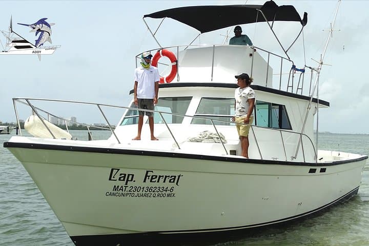 Cancun fishing charter if you don't fish you don't pay 46ft yacht 12pax 25P14 5