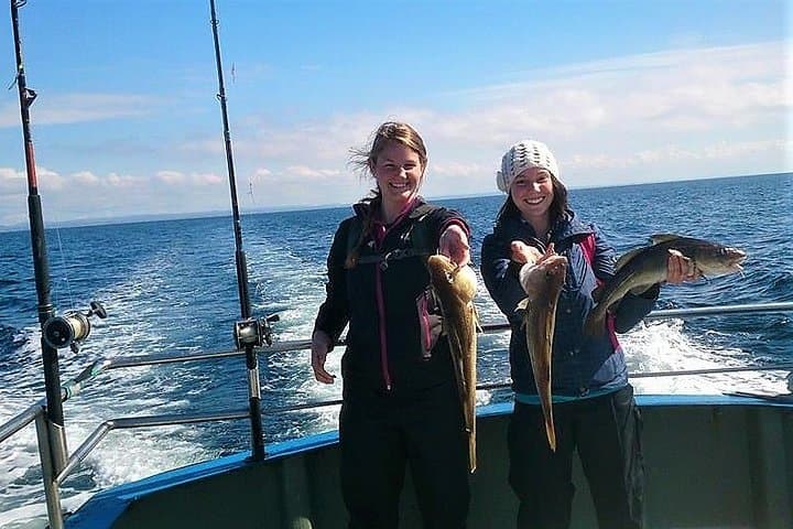 Deep sea fishing from Inisheer, Aran Islands. Galway. Private guided. 5 hours. 2