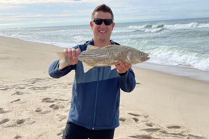 Private Nantucket Beach Fishing Activity with a Guide  2
