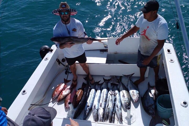 Private fishing charter Bertram 31ft 6 pax max if you don't fish you don't pay 3