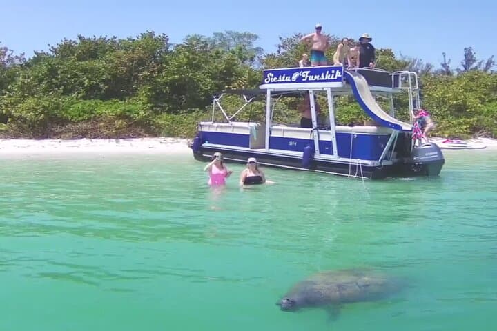 Private Siesta Funship Adventure/Dolphin Cruise Sandbar Stops  2