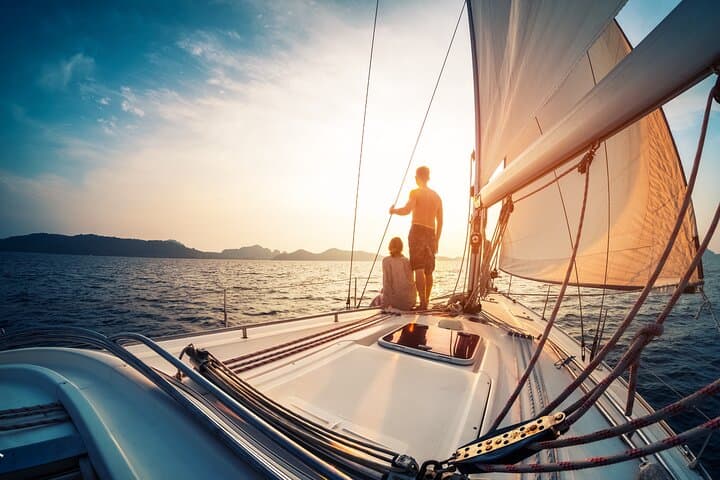 All inclusive Sunset Cruise Delos & Rhenia&swimming stop 4