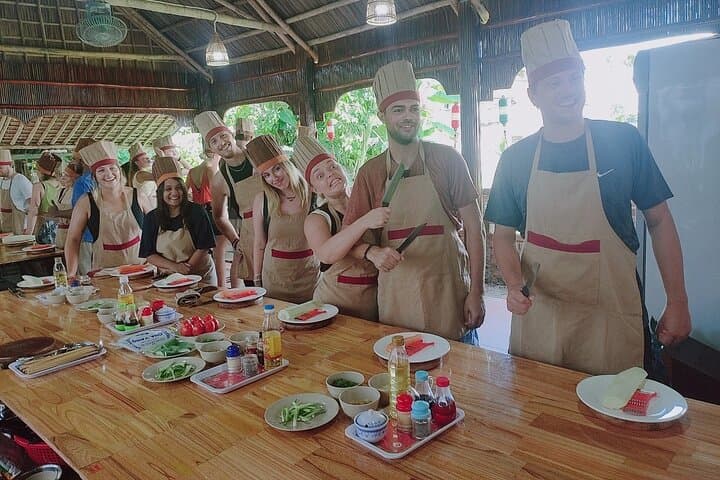 Hoi An Eco Cooking Class (Local Market, Basket Boat, COOKING) 3