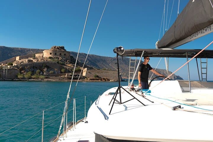 Agios Nikolaos: Private Catamaran Cruise with Meal & Drinks 4