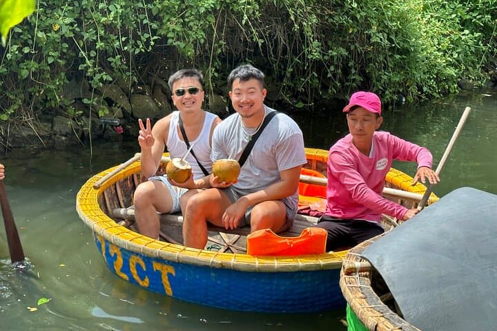 Basket Boat Ride in Water Coconut Forest 2