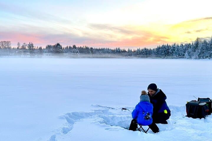Ice Fishing with Snowmobiles 2