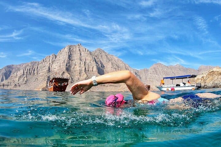 Full day Dhow: Khasab, Musandam: Dolphins, Snorkeling & Fjords 