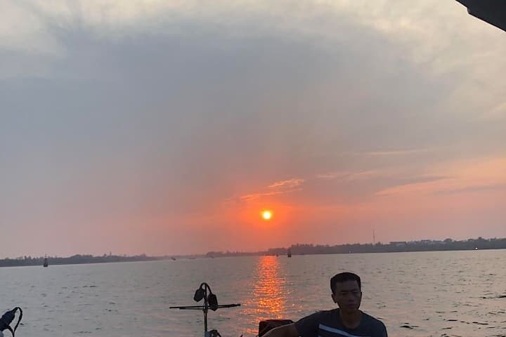 HoiAn Hideout Fishing BBQ Sunset Sampan Coconut Boat Trip