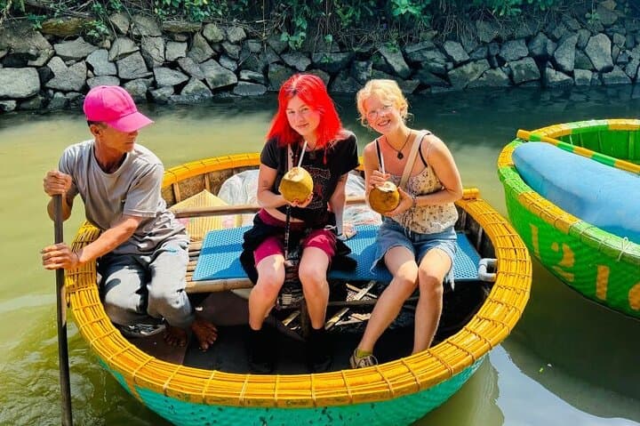 Experience Basket Boat Ride in Water Coconut Forest 5