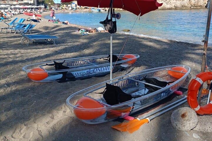 Transparent Kayak Tour Taormina Isola Bella 4