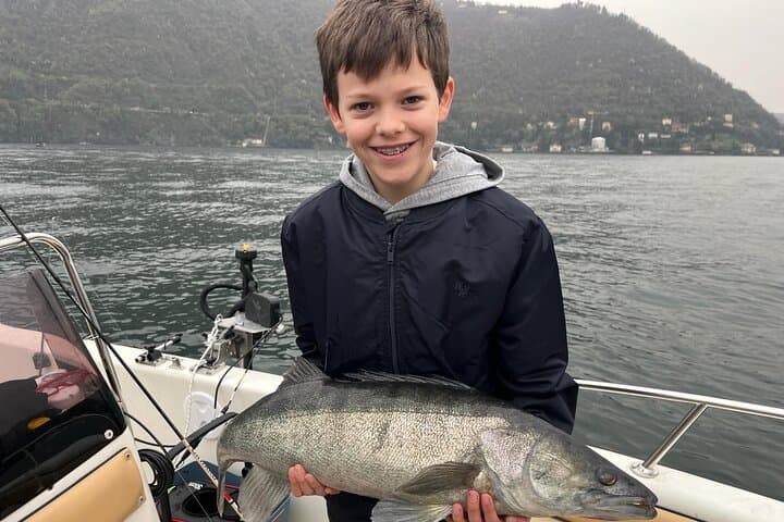 Fishing by Boat on Lake Como 2