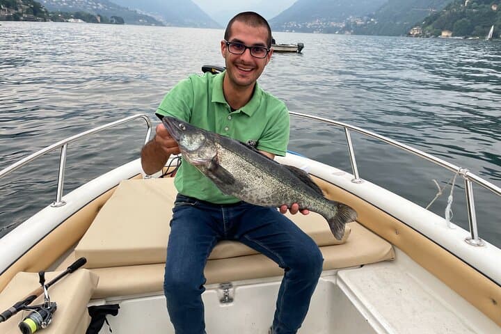 Fishing by Boat on Lake Como 4