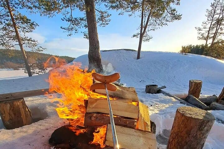 Ice Fishing Tour from Saariselkä/Inari to Lake Inari 4