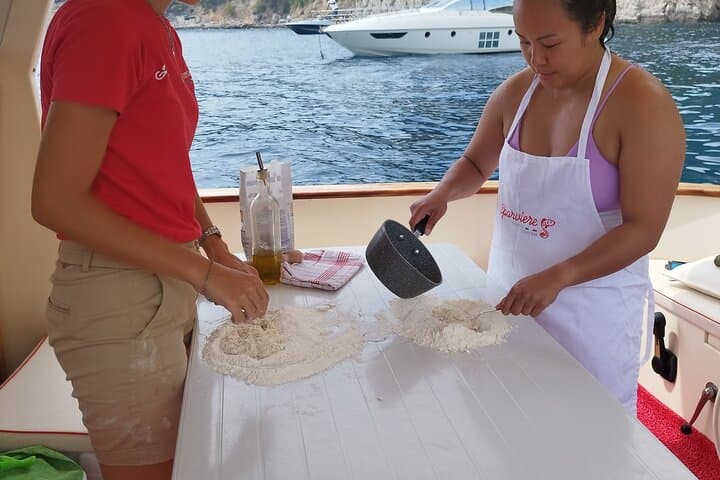 Cooking School on Board with Lunch and Swimming in Capri 2