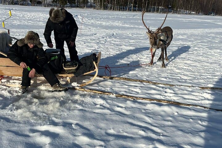 Ice Fishing With Reindeers 3