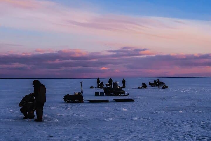 Snowmobile and Ice Fishing Experience 4