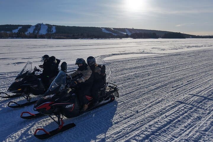 Husky Ride, Reindeer Ride and Snowmobiling Day Experience 5