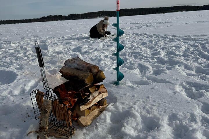 Snowmobile and Ice Fishing Experience 3