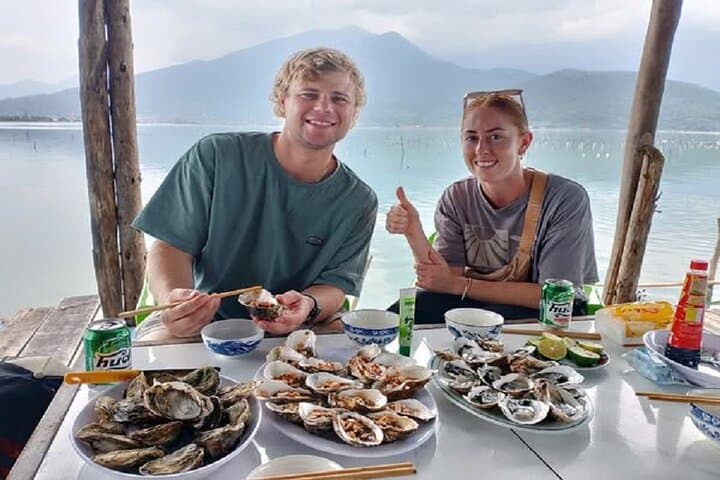 Vietnam/Lang Co Oyster Tour by Fishing & Tasting Oyster Flavors 2