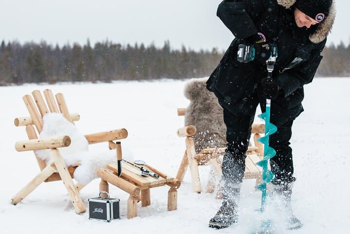  Rovaniemi Private Fishing Day with Lunch in a Igloo 2