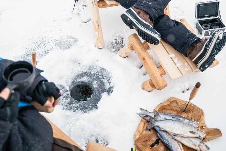  Rovaniemi Private Fishing Day with Lunch in a Igloo 3