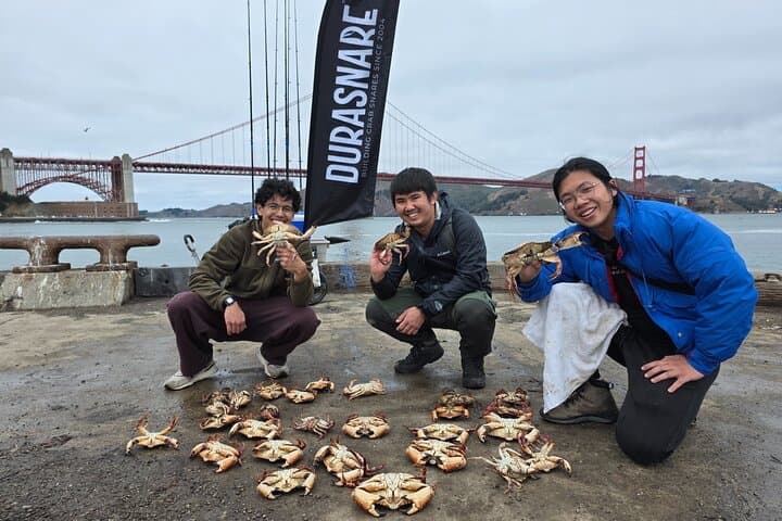 Learn to Catch and Cook Crab under Golden Gate Bridge SF