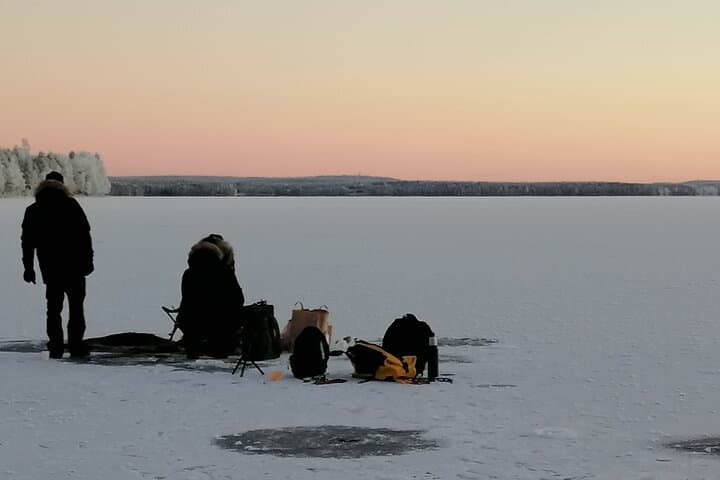 Private Full Day Snowshoe Hike and Ice Fishing Adventure 3