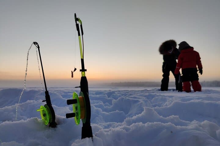 Private Full Day Snowshoe Hike and Ice Fishing Adventure 4