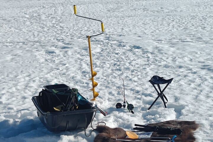 Private Full Day Snowshoe Hike and Ice Fishing Adventure 5