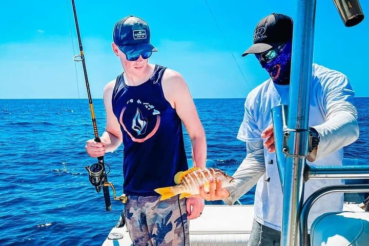 Private San Pedro Fishing Excursion Barrier Reef Offshore Options