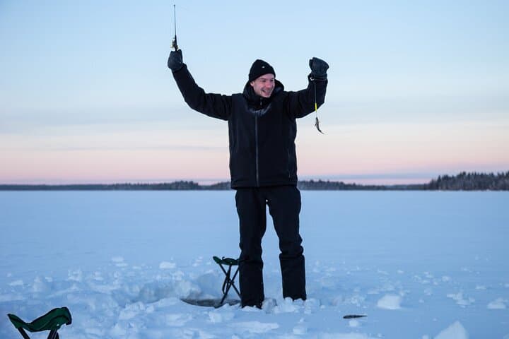 Levi: Small group ice fishing experience 2