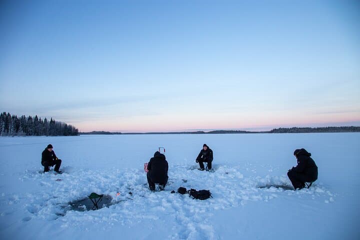 Levi: Small group ice fishing experience 3
