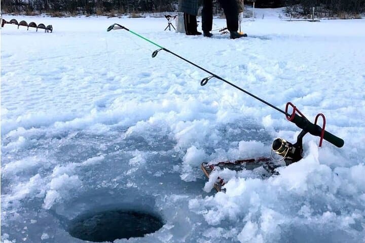Ice Fishing in the Sierra Nevada Mountains 4