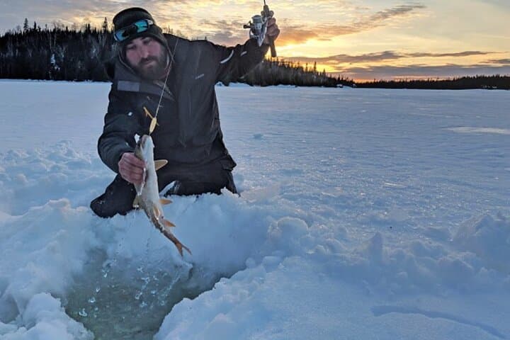 Ice Fishing in the Sierra Nevada Mountains 3