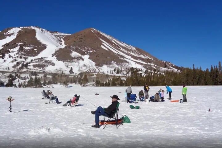 Ice Fishing in the Sierra Nevada Mountains 5