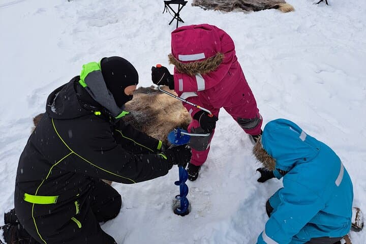 Private Ice Fishing Initiation by Snowmobile 2