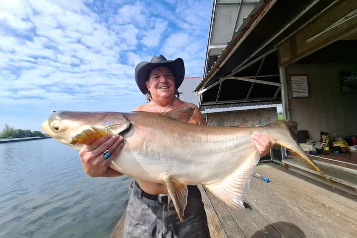 Mekong Catfish and Siamese Carp Fishing Guarantee Good Fishing 