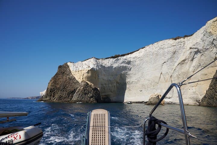Milos Sunset Catamaran Cruise to Kleftiko Bay with Meal & Drinks 3
