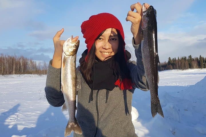 Heated Ice Fishing Adventure in Fairbanks with Fresh Fish Cookout - Photo 3